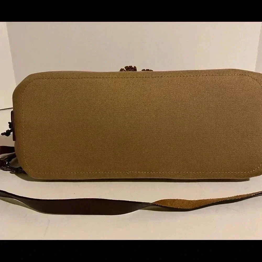 Dooney & Bourke beige brown canvas leather bag
